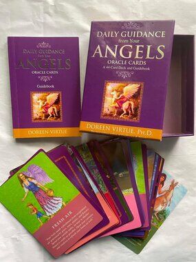 Doreen Virtue Daily Guidance Angels Oracle Cards 44 Deck Guidebook 2006 OOP